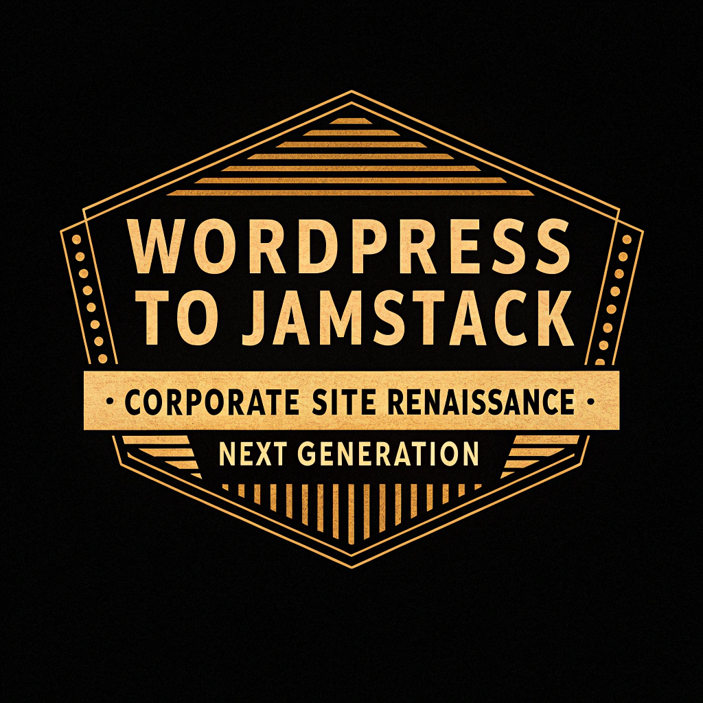 WordPressからJamstackへ：コーポレートサイトの新時代